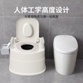 Household adult portable toilet for seniors, pregnant women, and the disabled - indoor commode chair/toilet stool