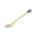 Sky blue ice fork