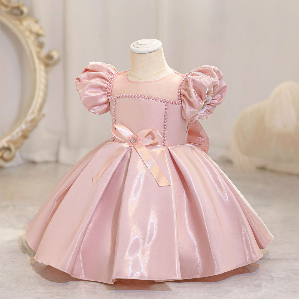 Export small children's dress puff sleeve princess dress baby girl first birthday dress baby dress