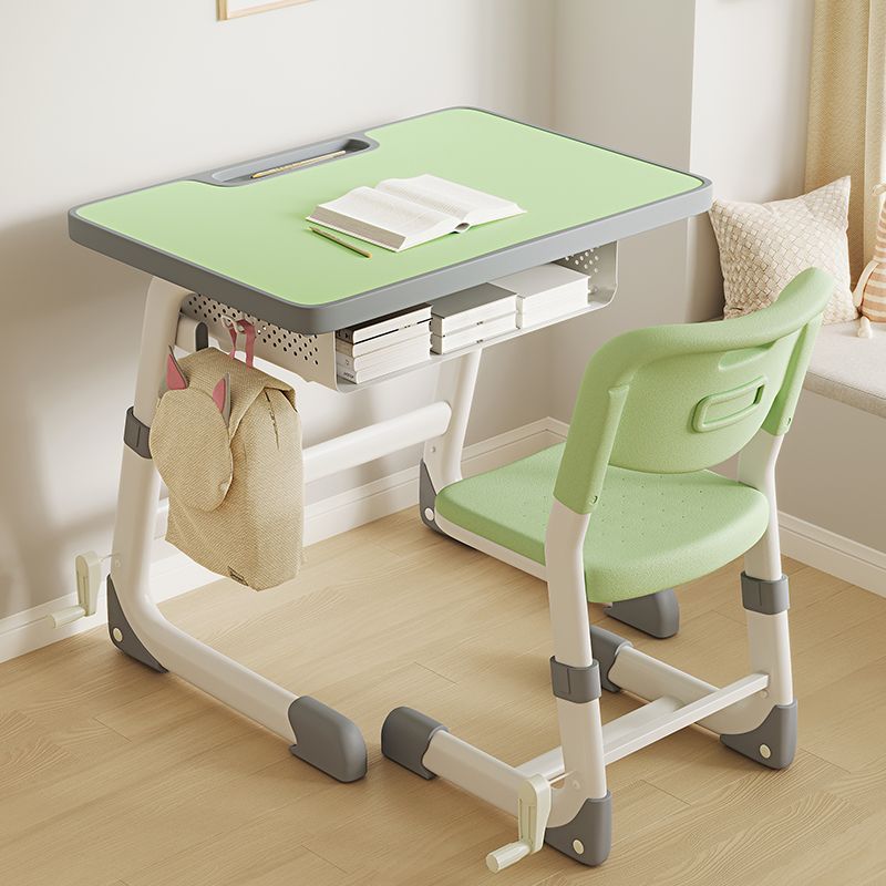 Children's learning table for primary school students, home writing homework desk, table for children's training and tutoring class desks and chairs suit