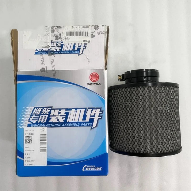 1001786372 weichai wp7 wd10 air filter