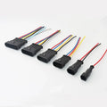 2-hole male 15cm two-color wire